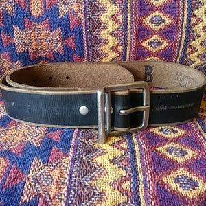 (Size 34)Bill Adler Distressed Leather Belt
